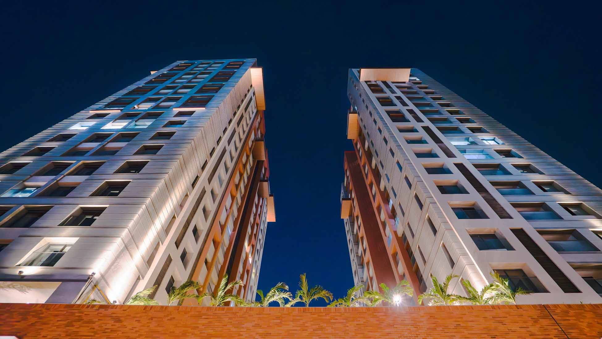 3 and 4 BHK flats in vesu surat | sangini Evoq