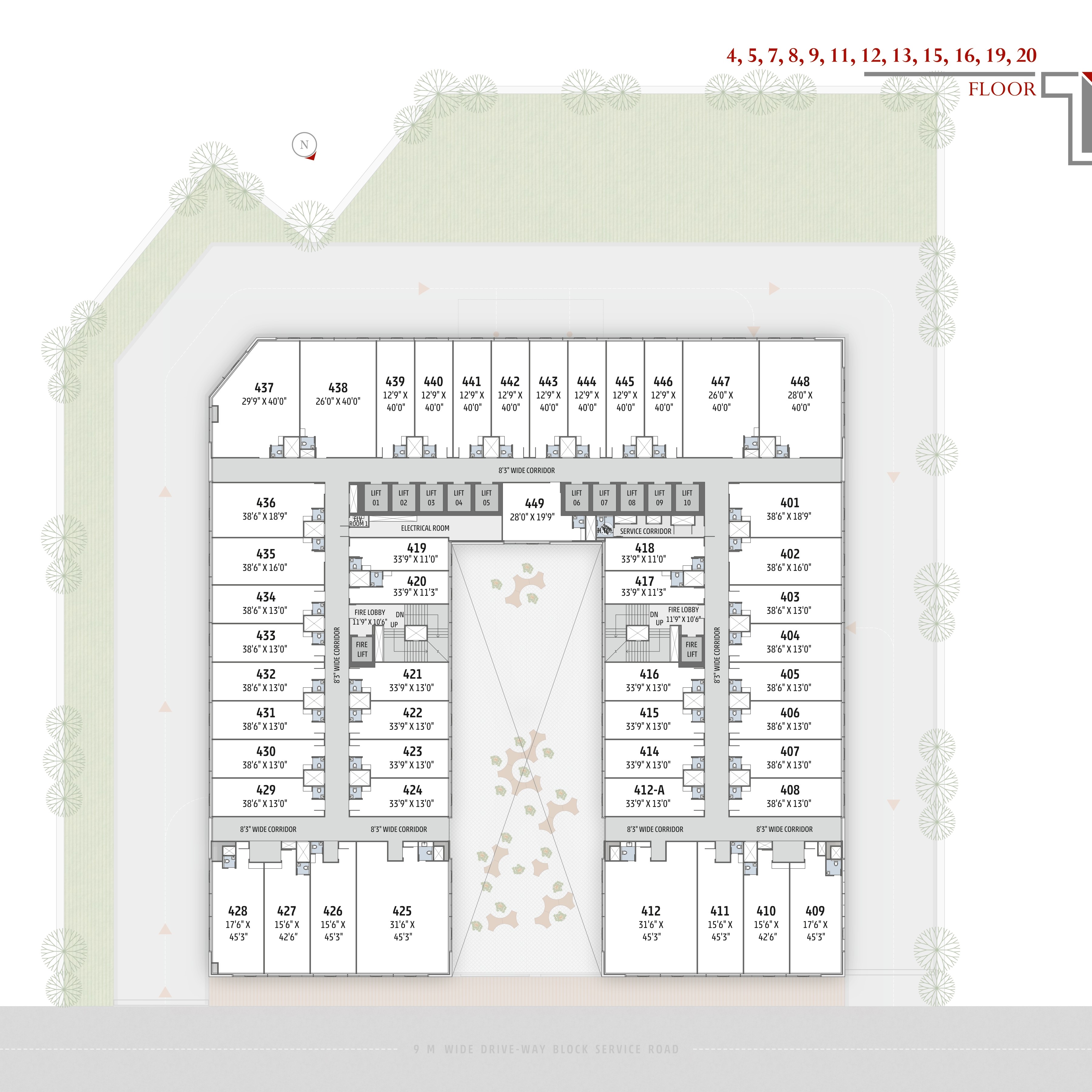 3 & 4 BHK Residential Flats in surat 