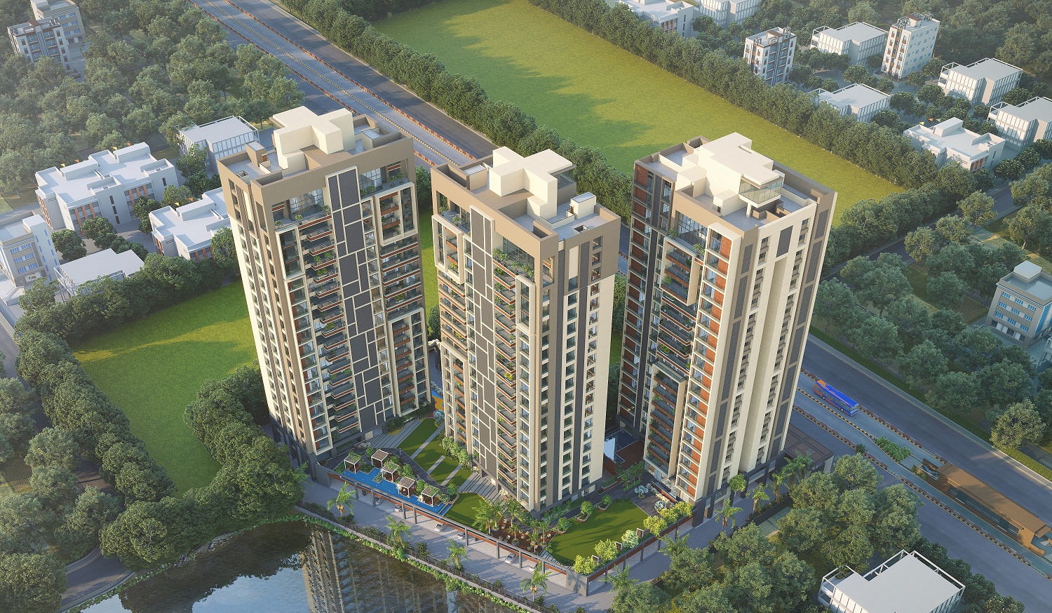 3 & 4 BHK flats in surat