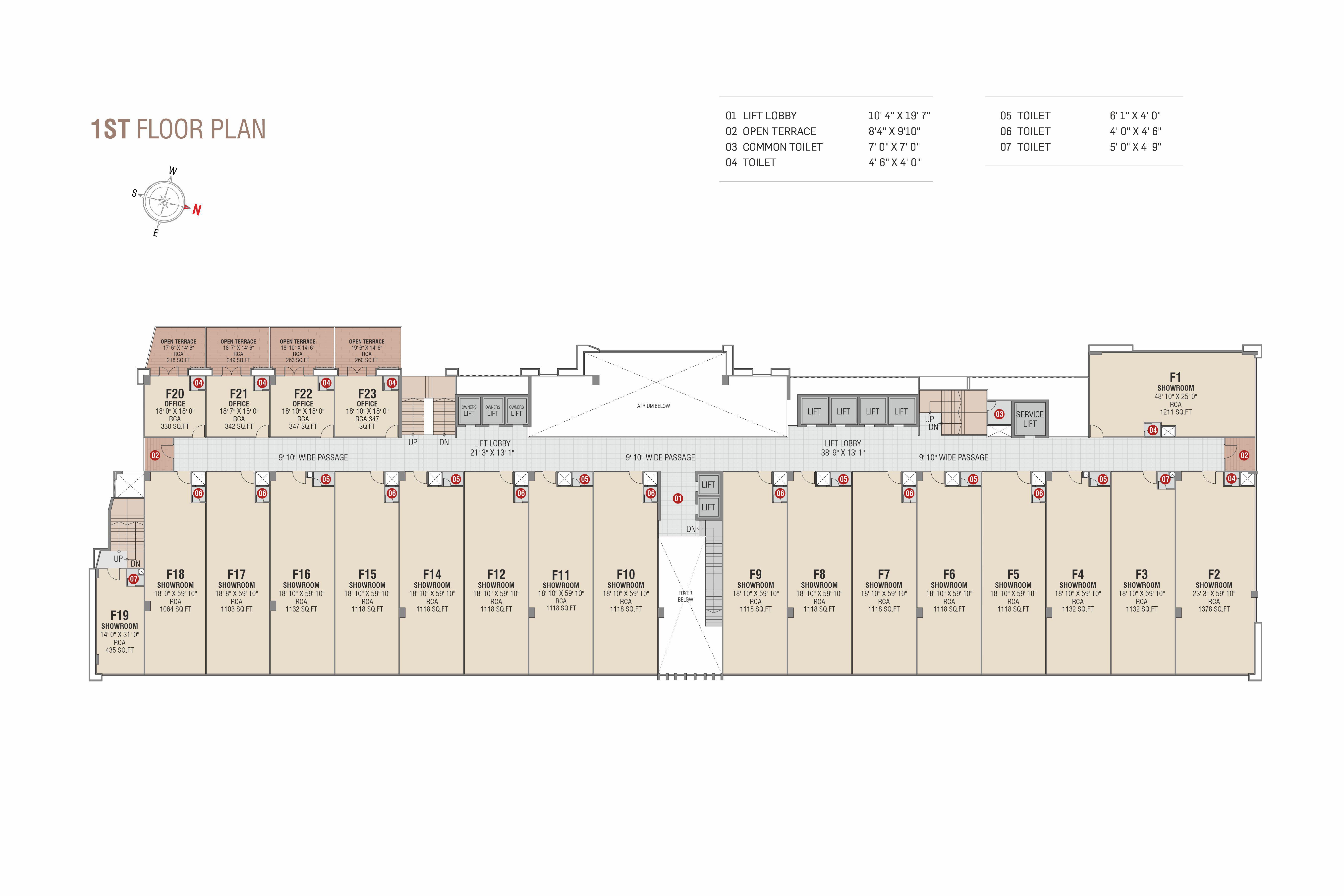 1st Floor Plan