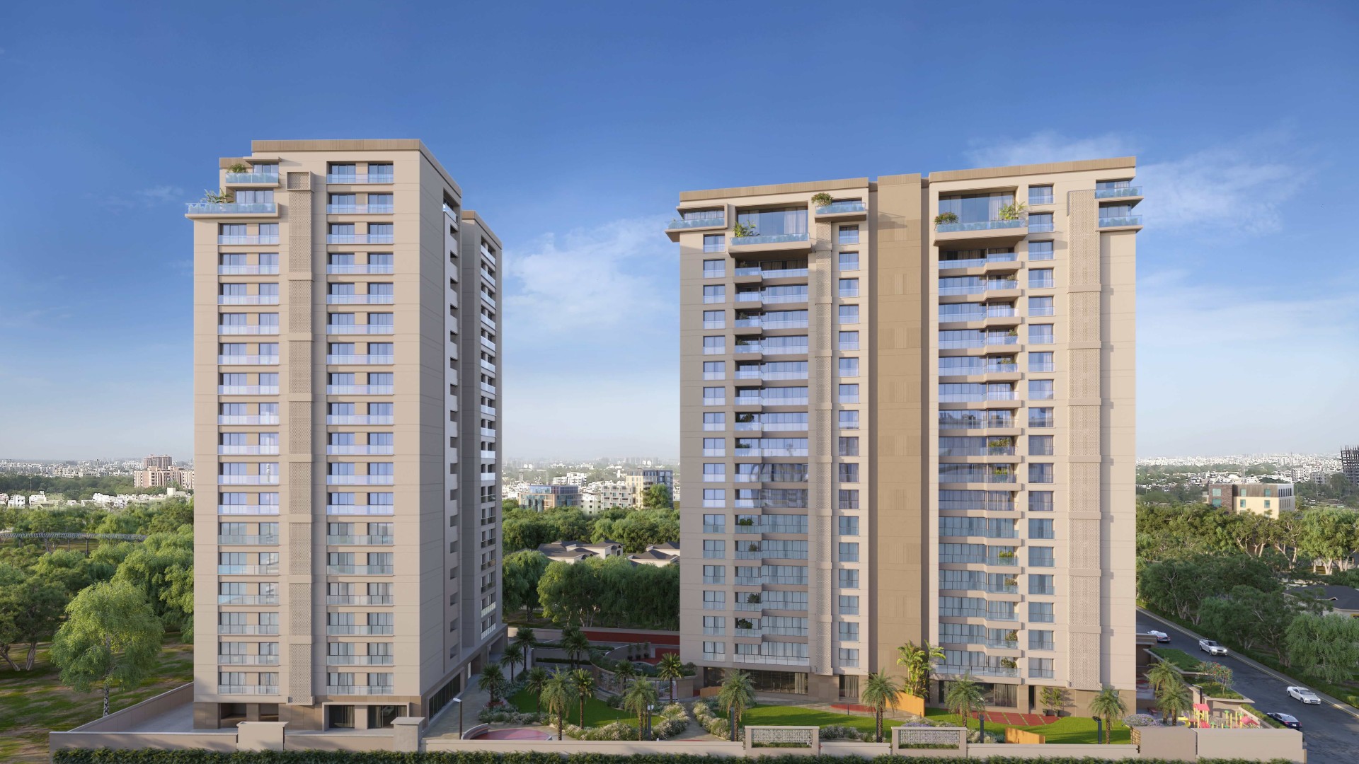 5 BHK flats in vesu surat | Sangini Skyteria