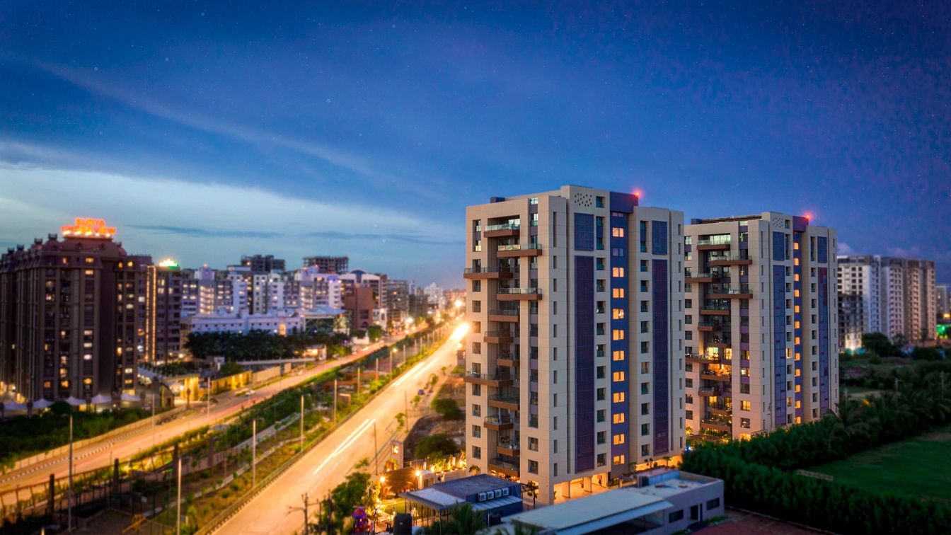 4 BHK Sky-deck Apartments in Surat, Sangini Terraza