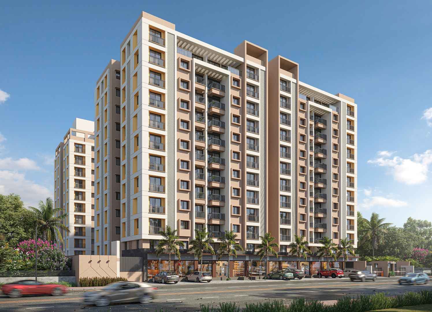 Buy 2 and 3 BHK Flats in Surat | Sangini shivanta